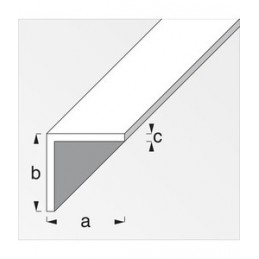 PROFILO BIANCO H.200 ANGOLARE 25X25X1